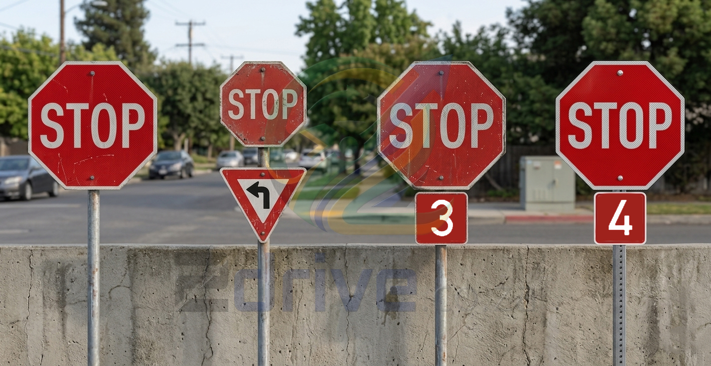 traffic control sign